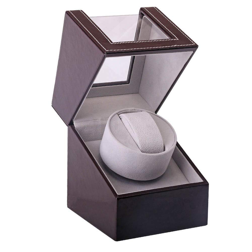 NZPOST Watches Automatic Watch Winder Display Leather Storage Silent Motor Piano Paint Gloss Rotation Watch
