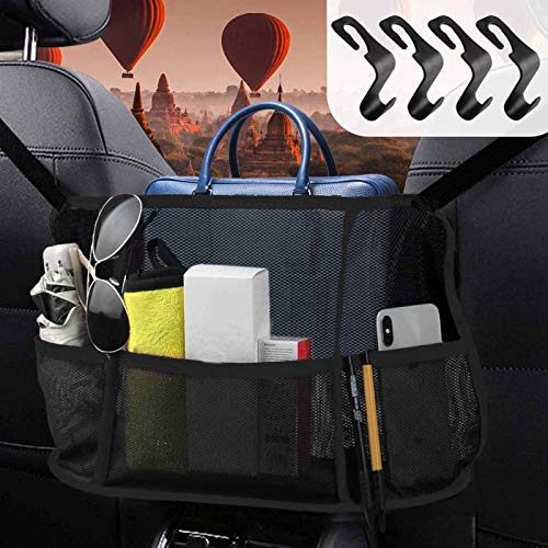 Voiture maille collations filet voiture collations Portefeuilles Voiture Poche Filet Barrière Siège Voiture Ranger collations Pour les documents de téléphone stockage de portefeuille de poche maille Cover