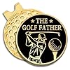 The GolfFather Golf Ball Marker with Magnetic Hat Clip, Funny Golf Gift for Men