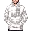 OAZCVBNN Art Ladybug Tracks Print Men'S Hoodie Warm Lightweight Sweatshirt Winter Autumn Casual Stretchy Breathable Black #5