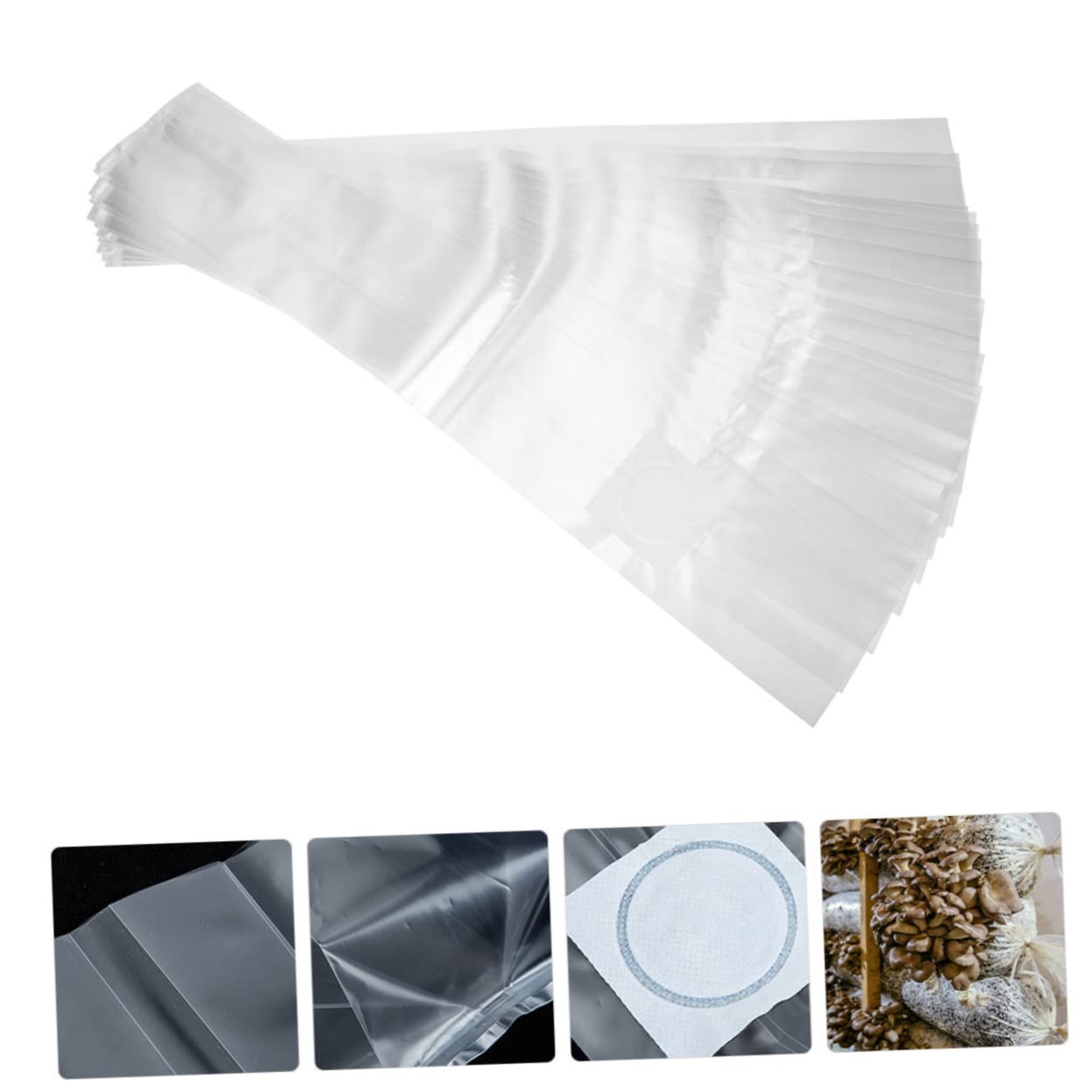 UKCOCO 4 Set Sacchetti Per Coltivazione Pz Sacchetti Traspiranti Polipropilene Per Edibile Facili Da Usare E Riutilizzabili Per Giardinaggio E Hobby 25 Pezzi * 4