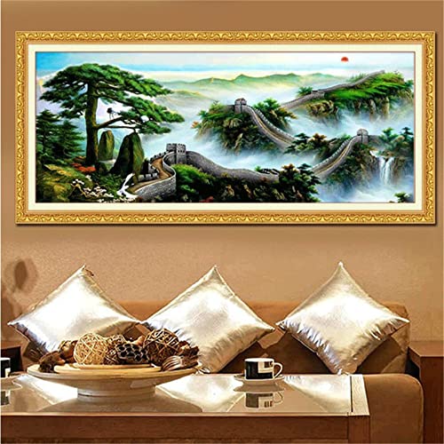 DIY 5D Diamond Painting kits complet strass broderie diamant grande format 60x180 cm