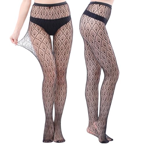 Sexy Fishnet Stokings Floral Lace Pantyhose Patterned Leggings Tights2