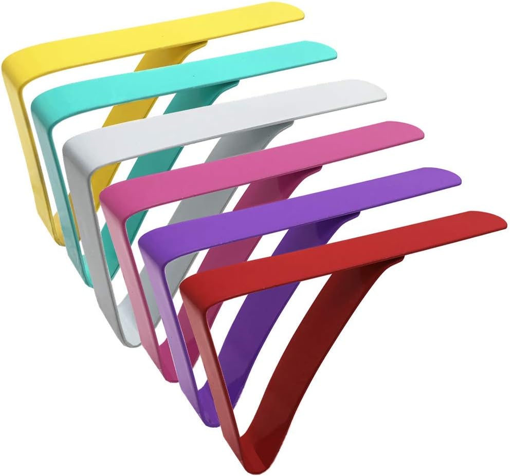 Picnic Tablecloth Clips, Mannli Rainbow Color Stainless Steel Outdoor Table Cloth