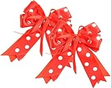  Unbekannt Cute Polka DOTS Double Bow Doppelschleifen HAARSPANGEN Rockabilly