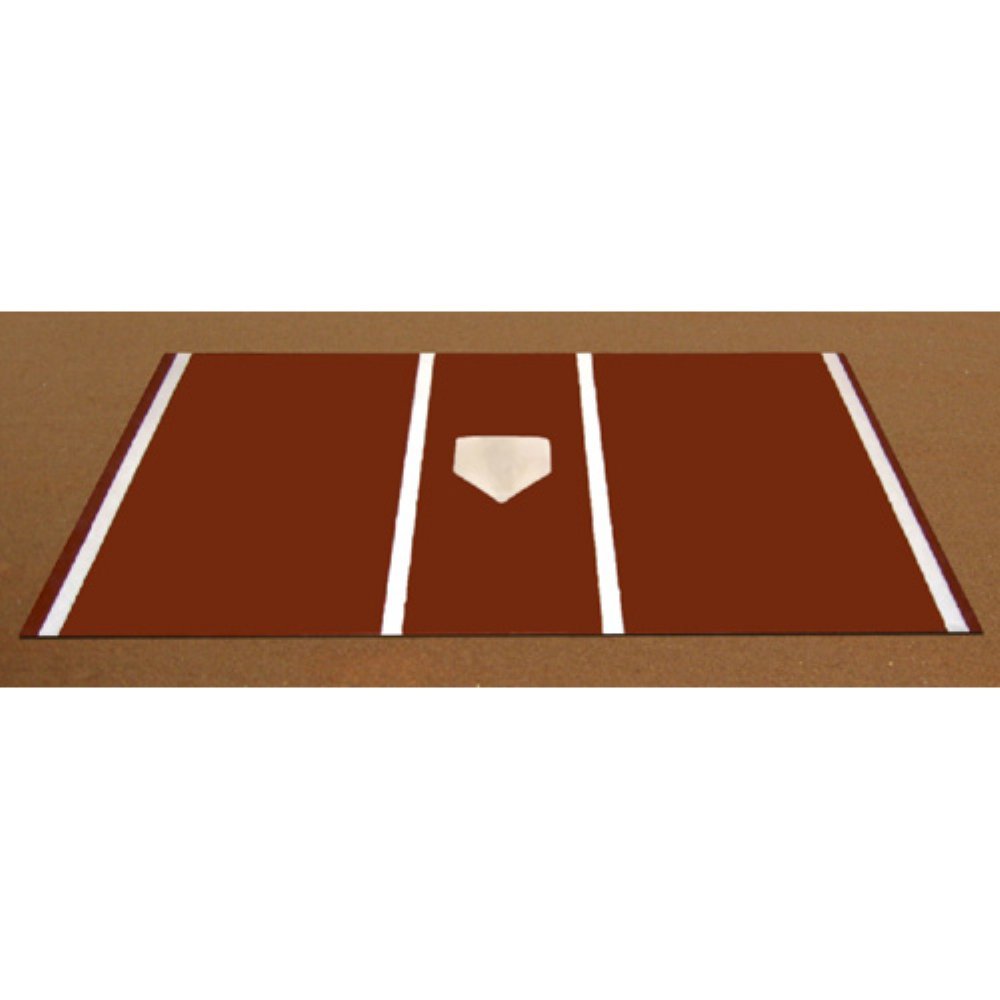 Trigon Sports Pro Turf Home Plate Mat in Clay