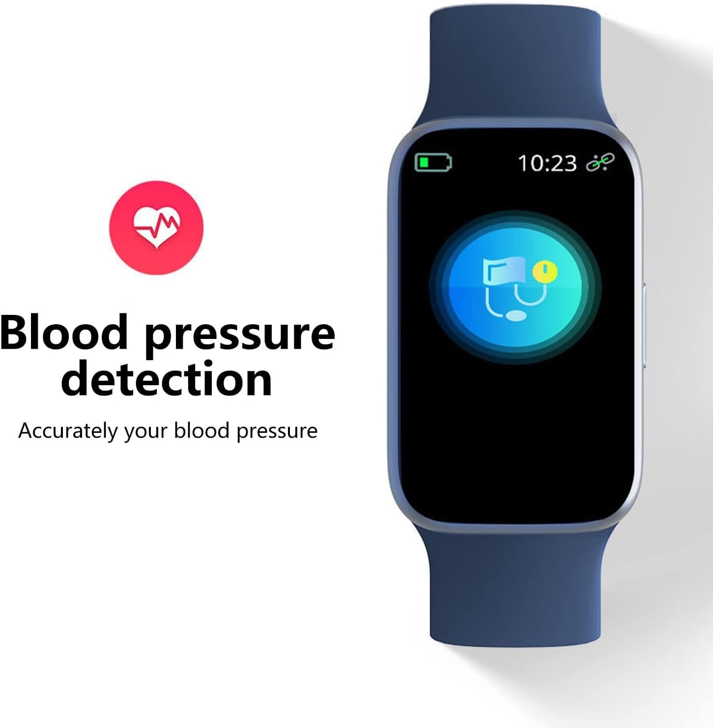 ARTSZY Reloj inteligente, rastreador de actividad física for hombres y mujeres, pulsera con monitor de presión arterial de frecuencia cardíaca de 24 horas, relojes inteligentes impermeables, monitor d