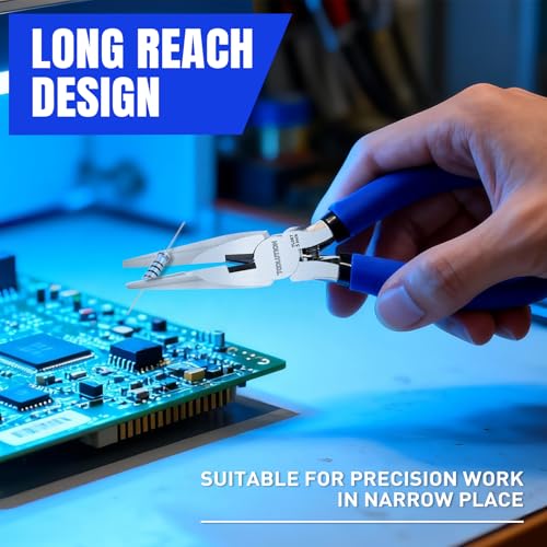 Image of 5 Inch Needle Nose Pliers Small Jewelry Pliers Tool 2 Pack