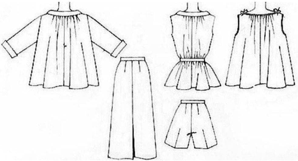 Miniatura 3 de Patrón de los años 50, tops de maternidad - Busto 32" (81.3cm)