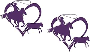 Amazon.com - 2 Pack - Women's Breakaway Roping - Cowgirls Rule | Car ...