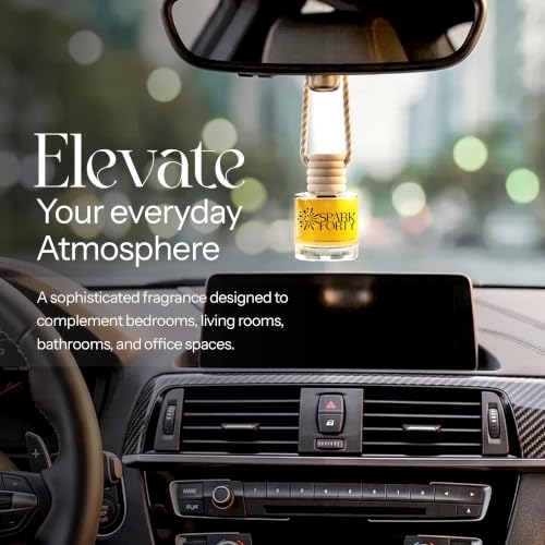 Image of Caramel Car Air Freshener Hanging | Car Perfume, 8 ml
