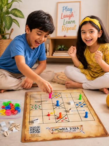 Image of SHASWATSTUDY 2-in-1 Eklavya Activity Box (Age 8) | Learning Box with Story Book + Activity Games + Affirmations + Sanskrit Shlokas + Crafts & Puzzles