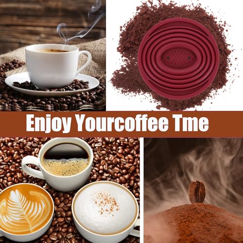 Faltbarer Kaffee Tropfer,Kaffeefilter Camping Silikon Kaffee Tropfer Tragbarer Wiederverwendbarer Kaffeefilter für Zuhause,Camping,Reisen