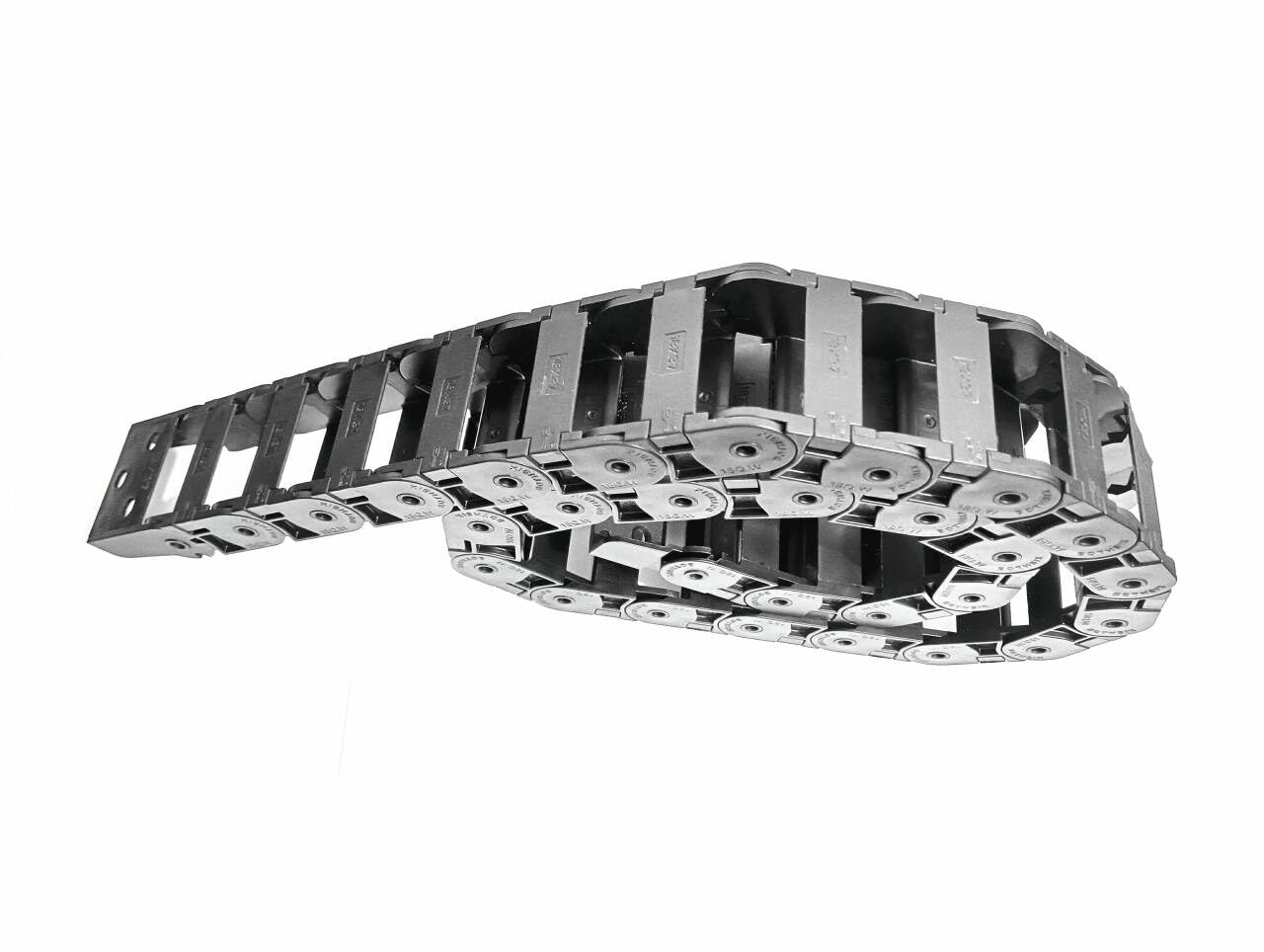 18 x 37mm Plastic Cable Drag Chain Wire Carrier Black 39