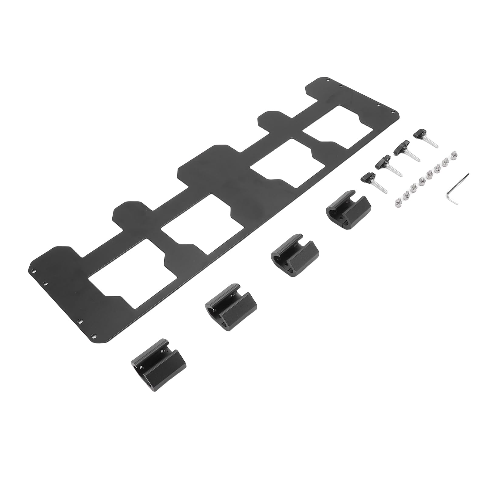 Pasuje do Płyty Montażowej Toolbox Metalowy Wspornik Organizera do Walizki do Przechowywania Narzędzi Szybki Dostęp Iron Black 1 Szt