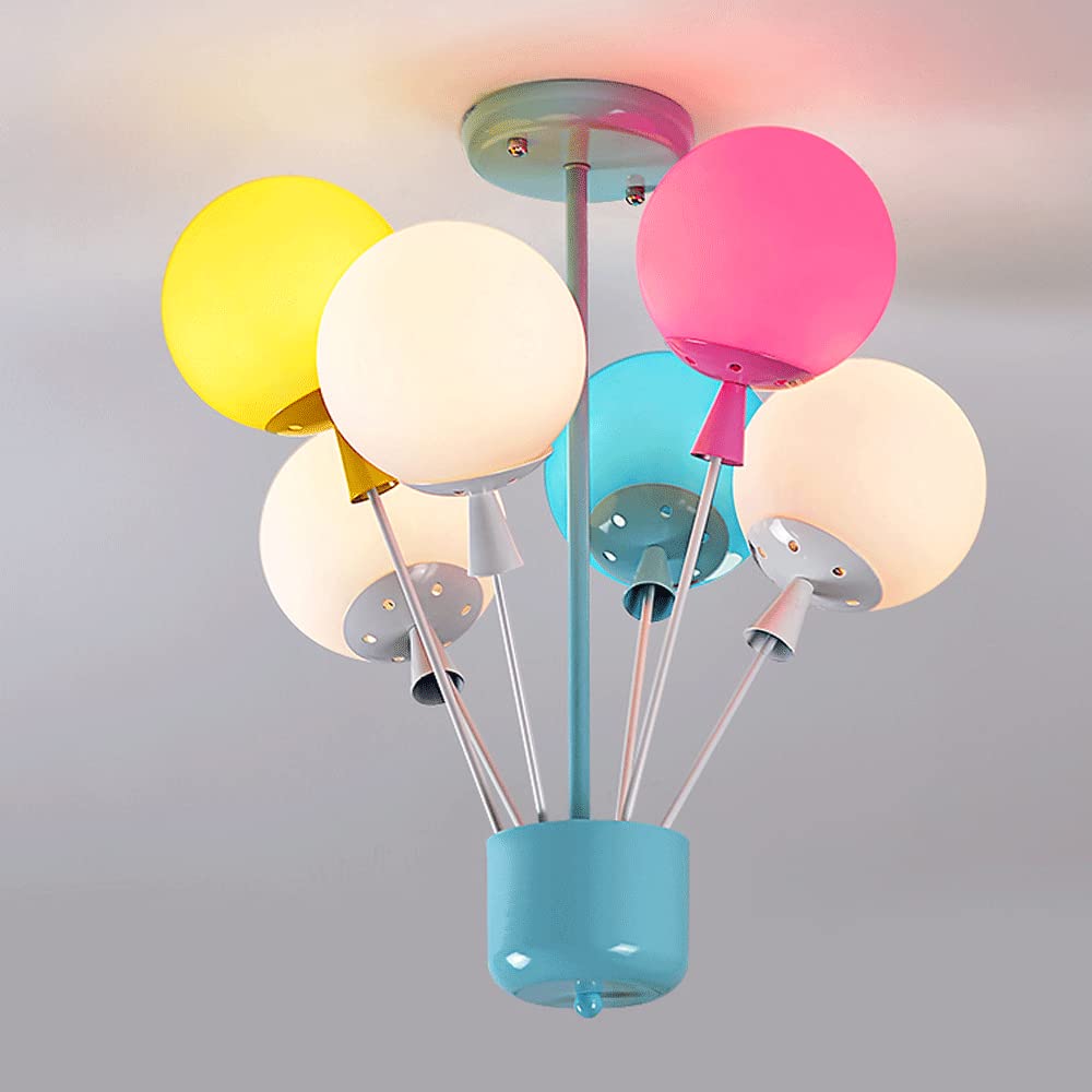 Plafonnier ballon LED anti fatigue oculaire pour chambre enfant et crèche