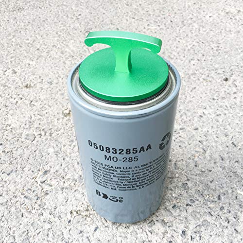 Aluminum Alloy-Oil Filter Plug Tool,Oil Filter Plug Cap Off Tool for Dodge Ram 05083285AA MO285 Turbo Diesel 5.9L 6.7L Cummins-Green
