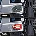 VLAND Tail Lights For FJ Cruiser 2007-2022, With Startup Animation and Sequential Turn Signal Rear Lamps Assembly, Smoked and Clear lens
