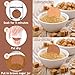 2 Pack Terracotta Brown Sugar Saver, Reusable Brown Sugar Keeper Terra Cotta Sugar Softener Container Disc for Food Storage Containers