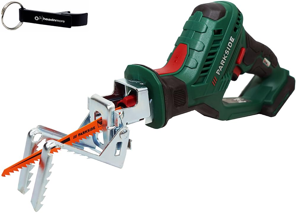 HEADNMORE® Zestaw - PARKSIDE® 20V akumulatorowa piła do gałęzi PASA 20 + HEADNMORE® zawieszka do kluczy (bez akumulatora)