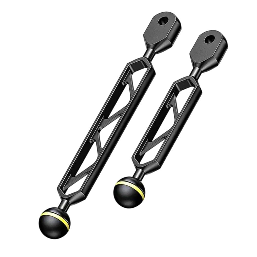 Poste de luz subacuático para fotografía, soporte para linterna de buceo con cabeza de bola, soporte de cámara de aleación de aluminio para esnórquel, 6/8 pulgadas
