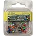 Produktbild 45 Stück Stecknadeln m. Plastkopf 32 mm/Buntkopfstecknadeln im SB Blister, 0264