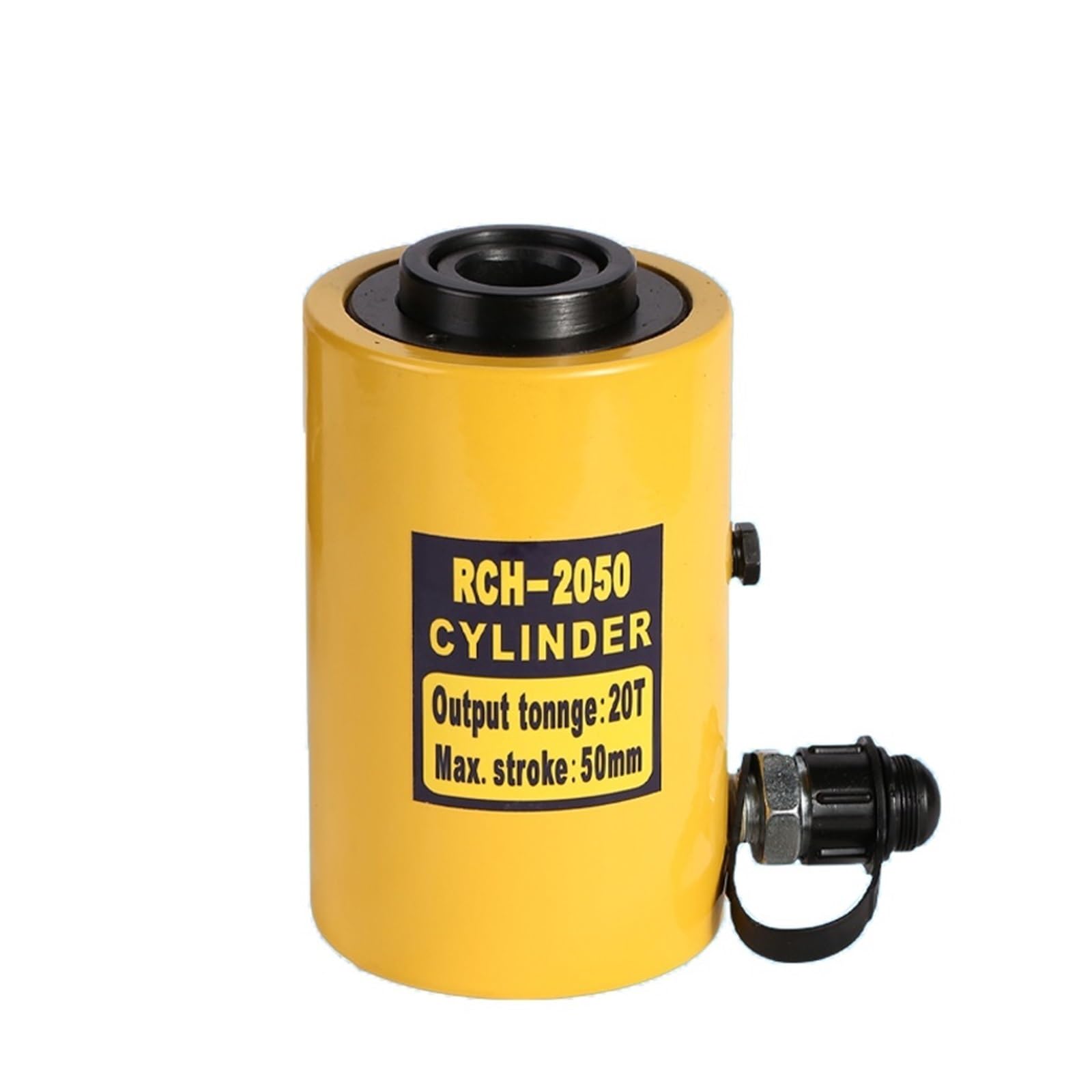 DUOCAI Hydraulic Ram Jack Multi-Section Stroke 1pc RCH-2050 Hollow hydraulic jack multi-purpose hydraulic lifting and maintenance tools 20T hydraulic jack