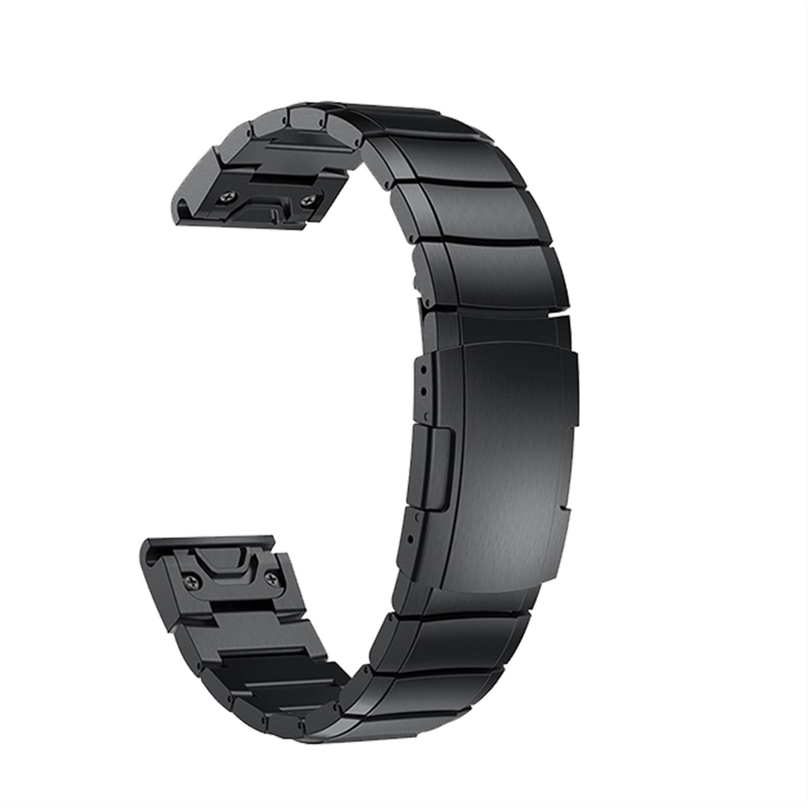 Bracelet acier robuste 22mm pour Garmin Fenix 5, 6 et Solar finition Agate - 8