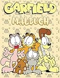  Garfield Malbuch: 90+ erstaunliche Illustrationen, gibt ein Gefühl von Leidenschaft, Aufregung und kann grundlegende Malfähigkeiten verbessern,