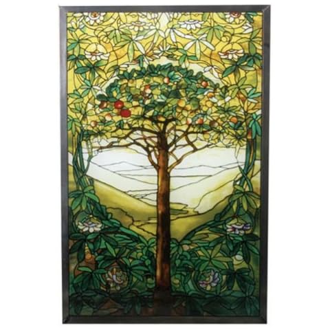 25,4 cm Buntglas Tiffany - "Baum des Lebens" Art Glas Cover