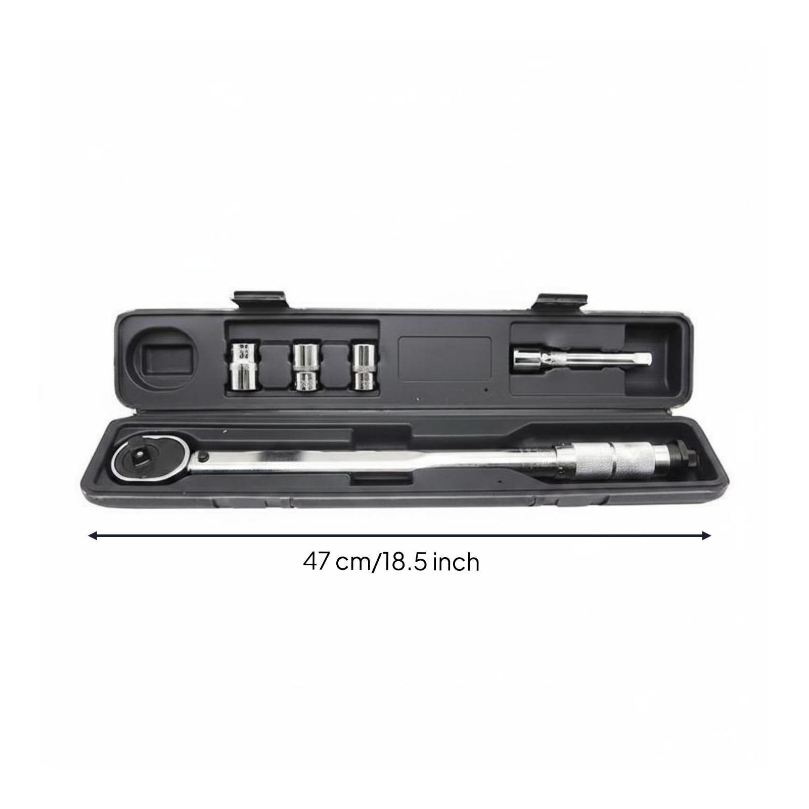 MagiDeal Llave Dinamométrica Llave Control de, Juego De 5 Piezas De Llave Dinamométrica De 1/2 Pulg. 12.5mm Para Neumáticos Con Rango De 28-210 Nm