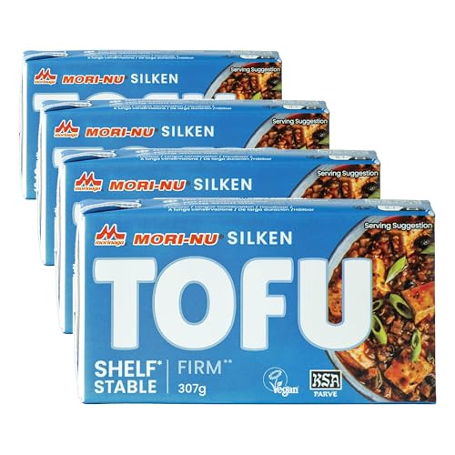 MORI-NU Tofu firme elaborado a partir de soja - 1 x 307 g (Paquete de 4)