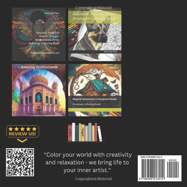 Vista 2 de Amazing Rangoli Mandala Intricate Patterns Zen Stress Relieving Premium Expanded Coloring Book- Volume 1 (Amazing Coloring Books)