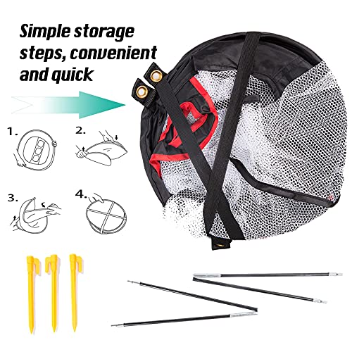 image for Himal Outdoors Himal Pop Up Golf Chipping Net Indoor Outdoor Collapsib