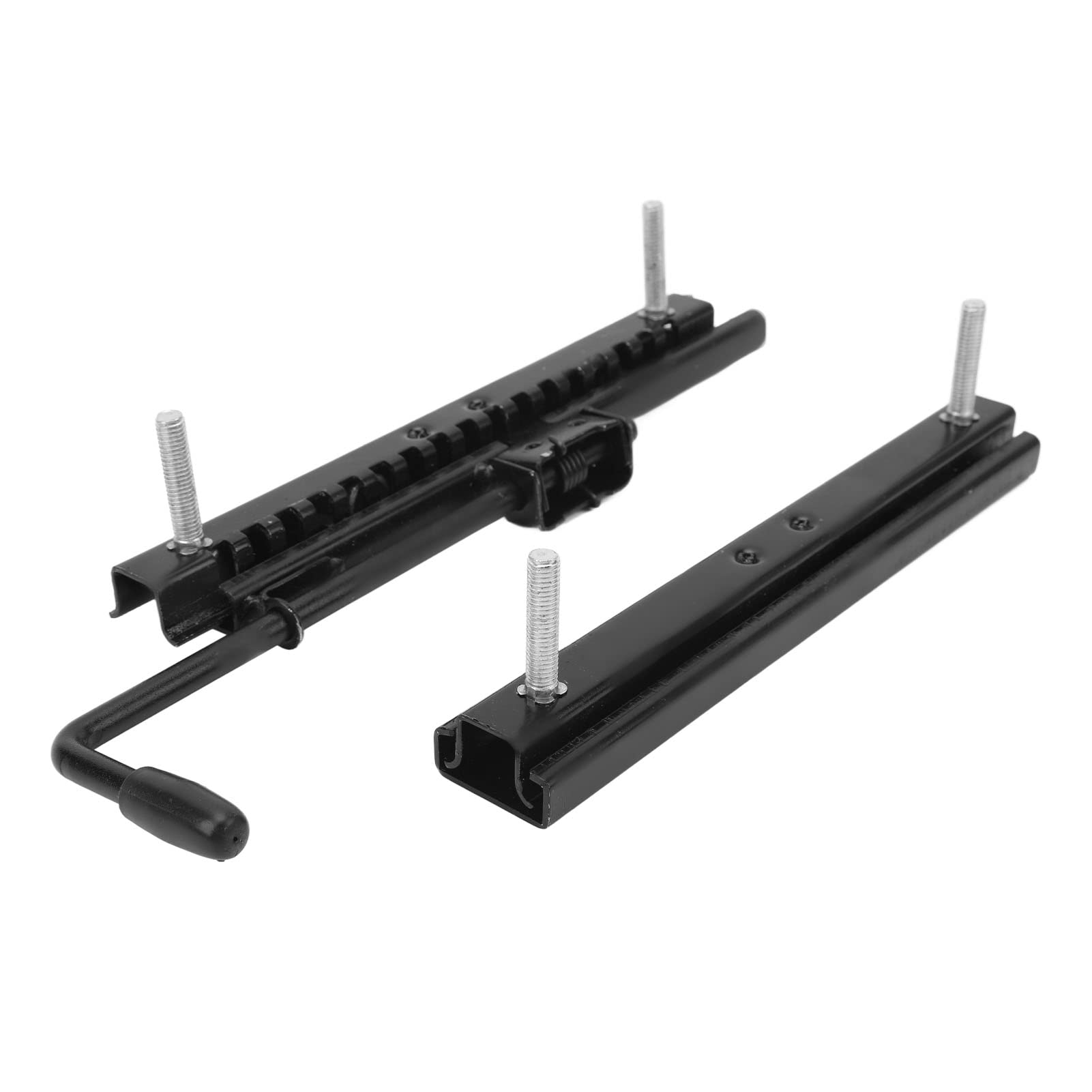Seat Slider Track, 2 sztuki, podwójne blokowanie Seat Slider uniwersalna owiewka Seat Slider ścieżki z dźwignią regulacyjną, zestaw montażowy do montażu na siedzeniu, zestaw montażowy do Go Kart, Off
