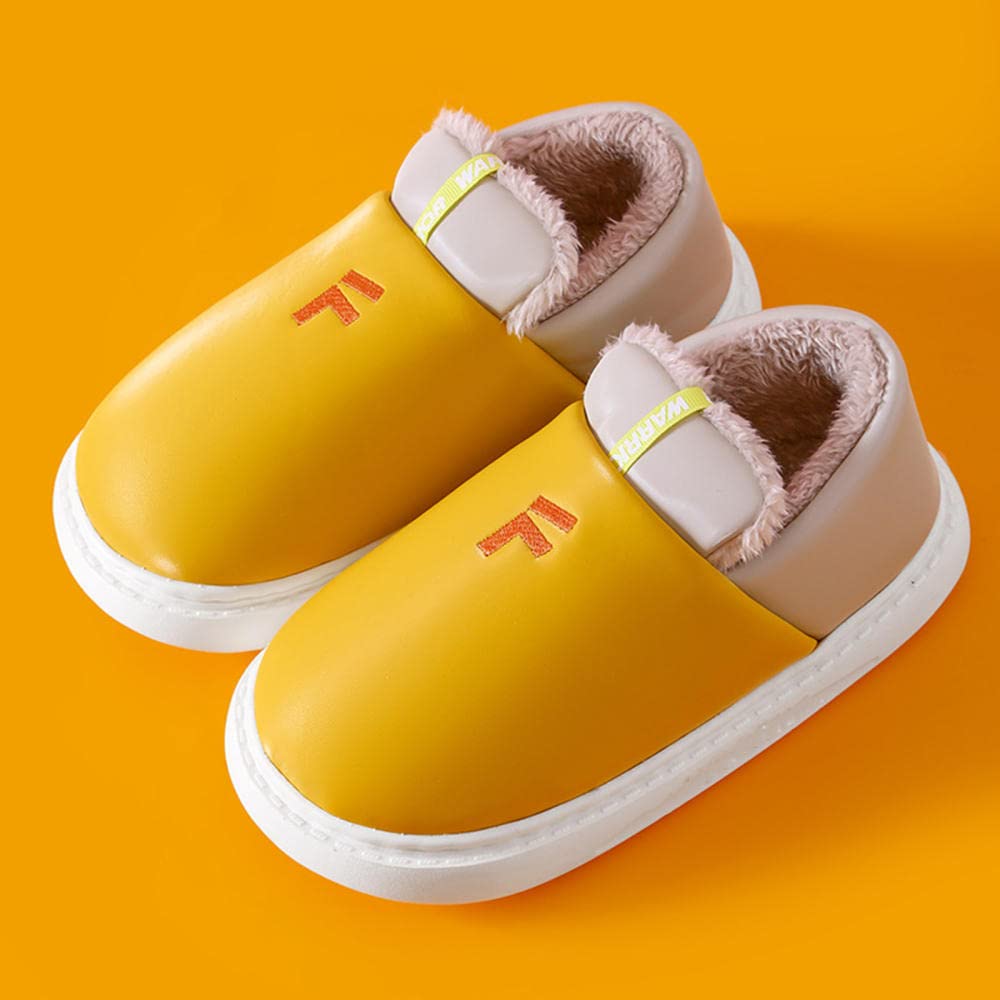 Hiver pantoufles homme hiver confort le cadeau idéal couleur jaune cocoon