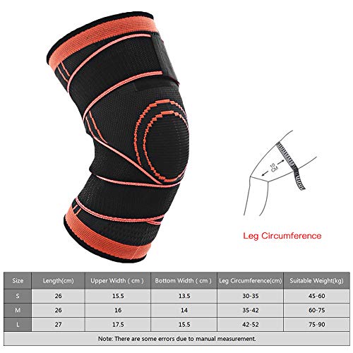 Joelheira, Romacci Joelheiras de basquete joelheiras esportivas com bandagem e protetor respirável d