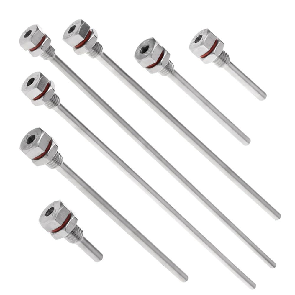 Doigt De Gant Fileté M10x1,5, Acier Inoxydable SUS304, Longueurs 35/50/100/150/200/250/300mm, For Capteurs De Température Et De Pression, Haute Durabilité Et Résistance À La Corrosion(150mm)