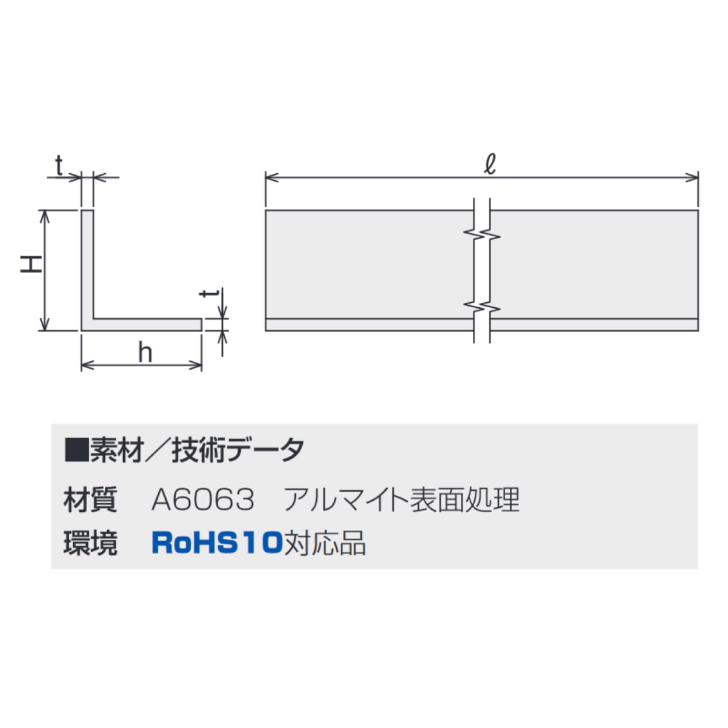 Amazon | エスユウエス(SUS) アルミアングル 30×30mm T=2mm SFF-A054 