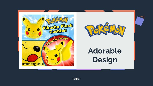 Amazon.com: Pokemon 3D Pikachu Plush Pillow Cushion for Sofa or