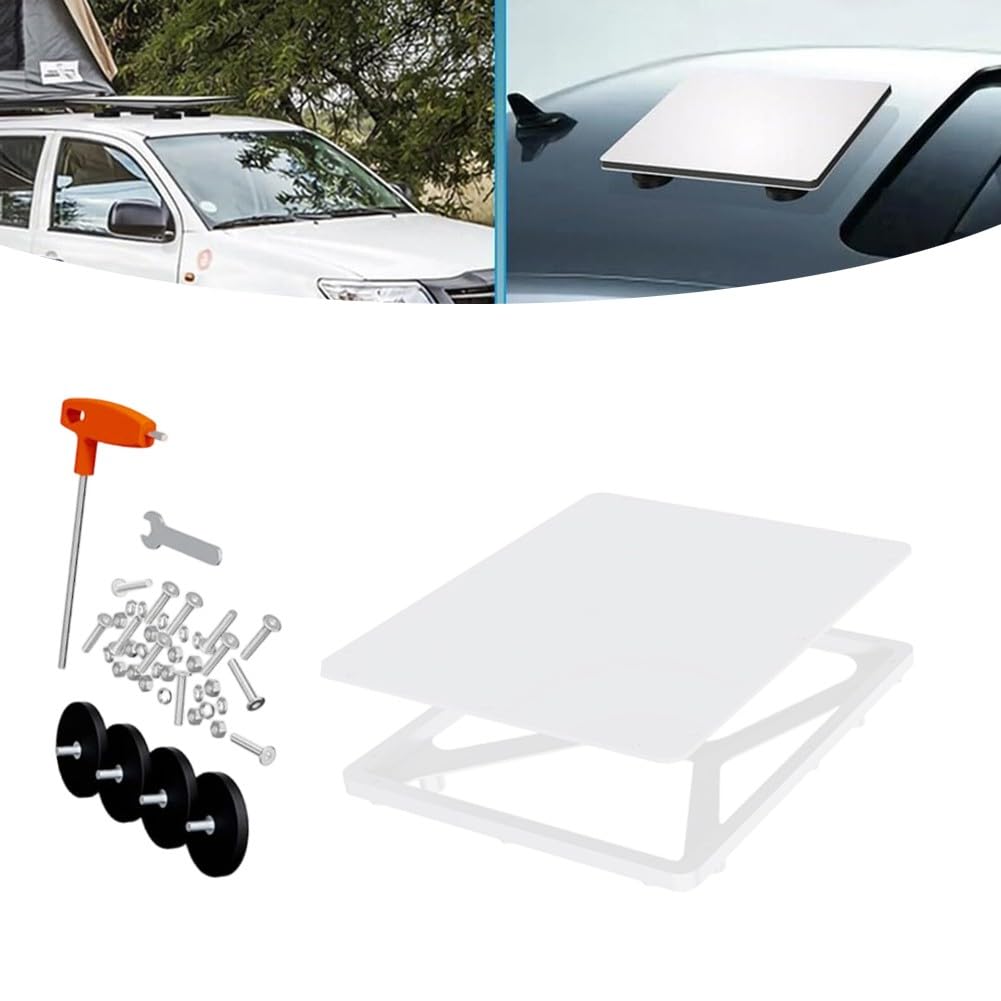 SPORTARC Starlink Mini support de protection en aluminium pour voiture avec adhésif magnétique et couvercle résistant aux UV, pour Starlink Mini uniquement, 1 pièce