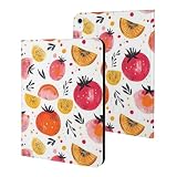 segundamano ipad granada Diseño estilo libro: la funda con estampado de granada y papaya limón se abre como un libro, ofreciendo un aspecto único y llamativo. Funciona como una funda compatible con iPad de 10ª generación mientras mantiene la funcionalidad y la fácil portabilidad