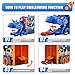 Dinosaur Race Track Toys for Kids 3-12, Transport Truck Toy with 12 Race Cars, Transforming Dino Truck Set with 61.8 inch Dual-Way Foldable Tracks, Toddler Gift Toys for Boys & Girls