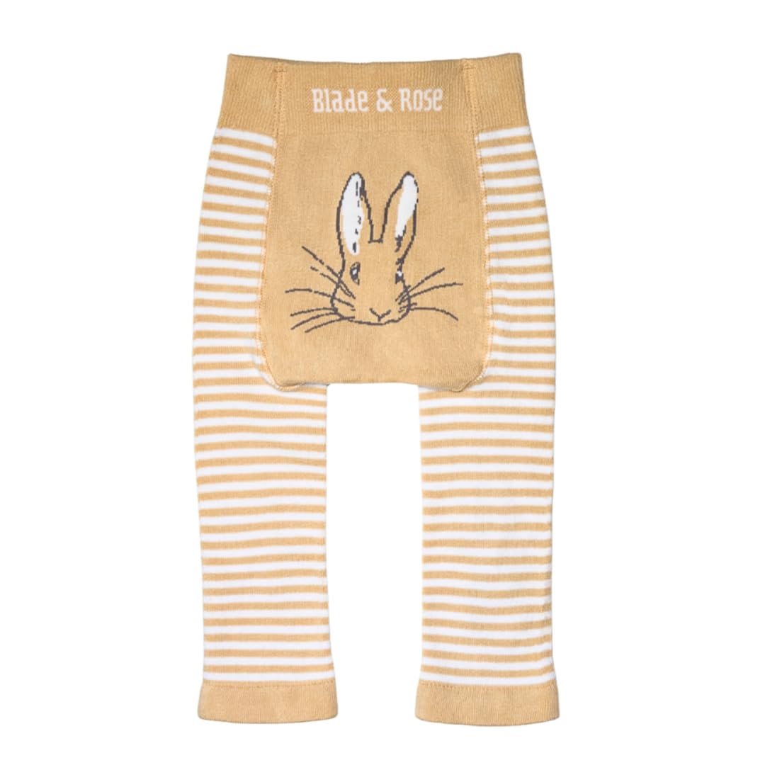 Blade & Rose | Peter Rabbit™ Neutral Leggings | Unisex Clothing for Babies & Toddlers 6-12 Months | Beige