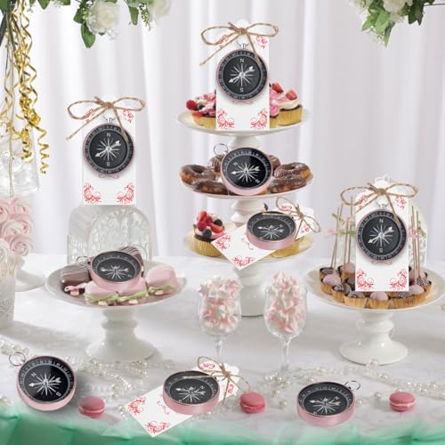 Set de brújulas para recuerdos de boda miniatura 2