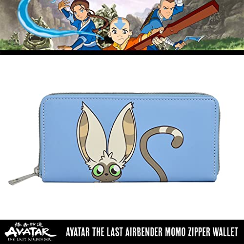 Concept One Avatar The Last Airbender Momo Peek-A-Boo Zipper Wallet, Blue2