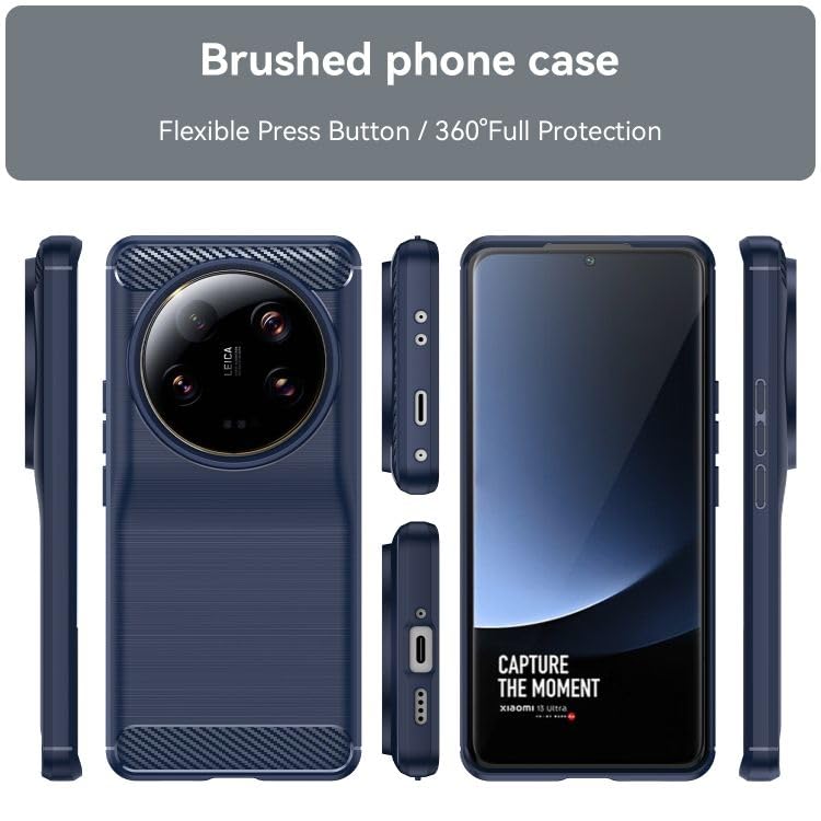 Image of Basic Case for Xiaomi 13 Ultra /Mi 13 Ultra (Carbon Fibre Blue)