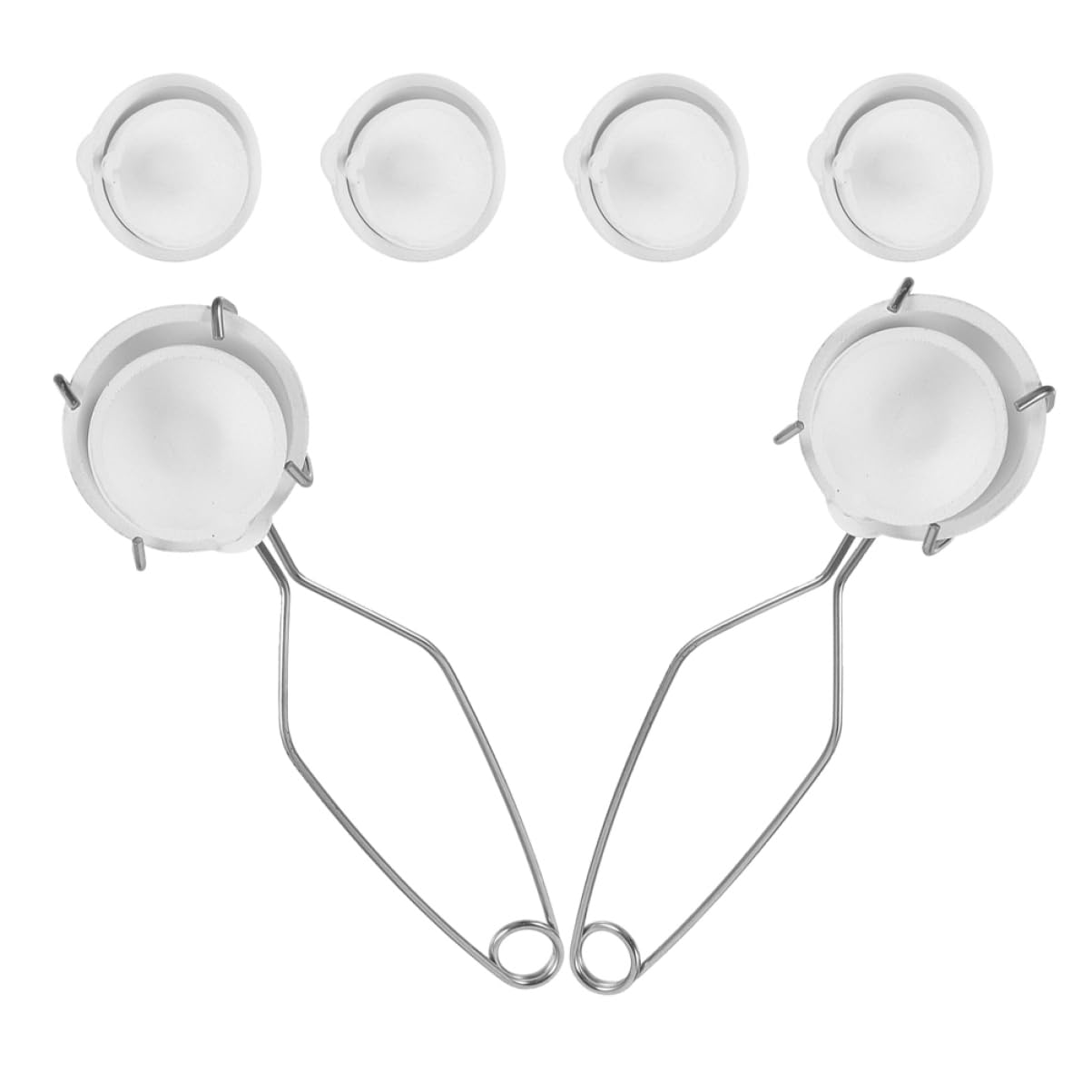 Gogogmee 1Set Gold Melting Kit with Crucible Pliers and Bowls for Metal Casting Includes Crucibles and Melting Dishes for Jewelry Making and Laboratory Use