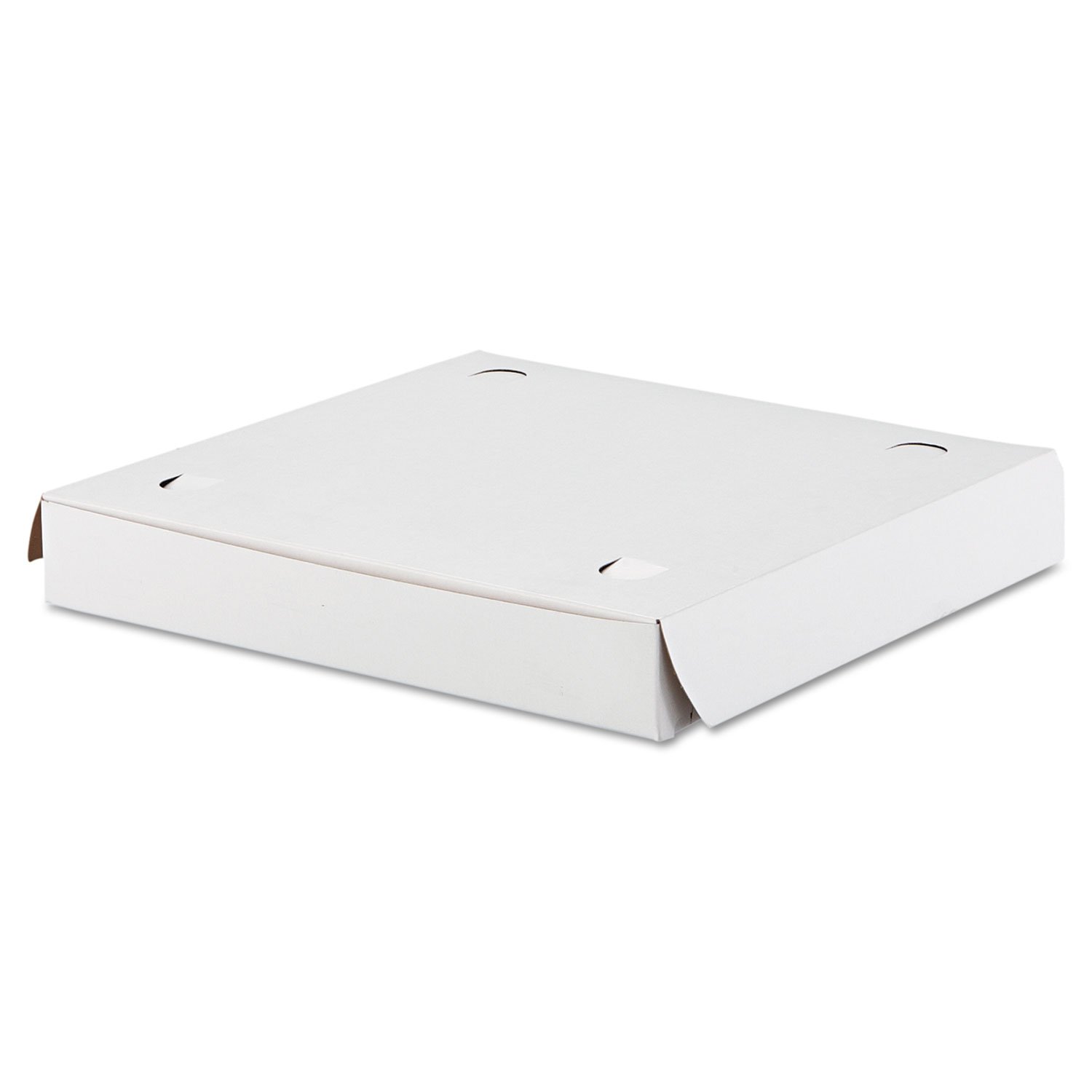 Southern Champion Tray 1401 papier siarczanowy pokryty gliną białe pudełko do pizzy, 20 cm długość x 20 cm szerokość x 2,5 cm wysokość (etui 100)