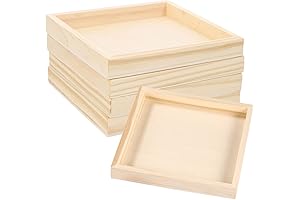 Unfinished Wooden Pallet Square Serving Tray Block Serving Trays Wooden Sand Tray Wood Storage Tray